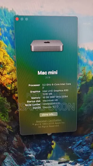 Desktop Computer Apple Mac Mini 16GB Intel Core i7 SSD 1T