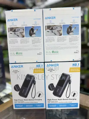 Anker Laptop Power Bank, 25,000mah With Built-in Retractable Cables