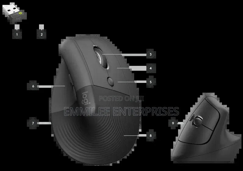 Logitech Lift Vertical Ergonomic Mouse