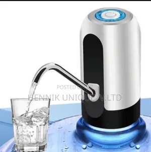 Black/White Automatic Water Bucket Pump Usb Charging