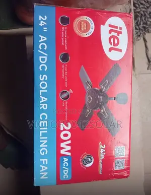 Itel 24inch Ac/Dc Ceiling Fan 20w Available