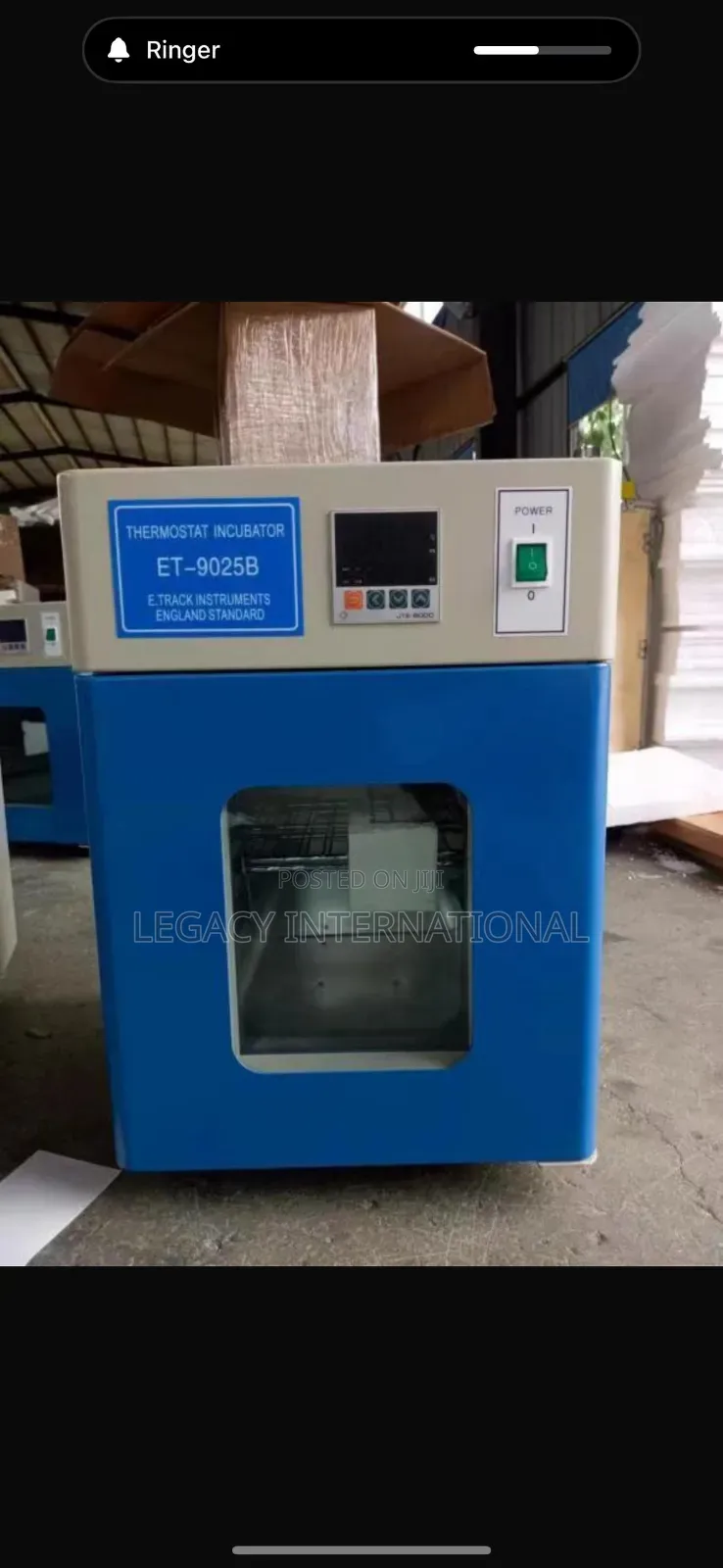 Laboratory Thermostat Incubator 25l