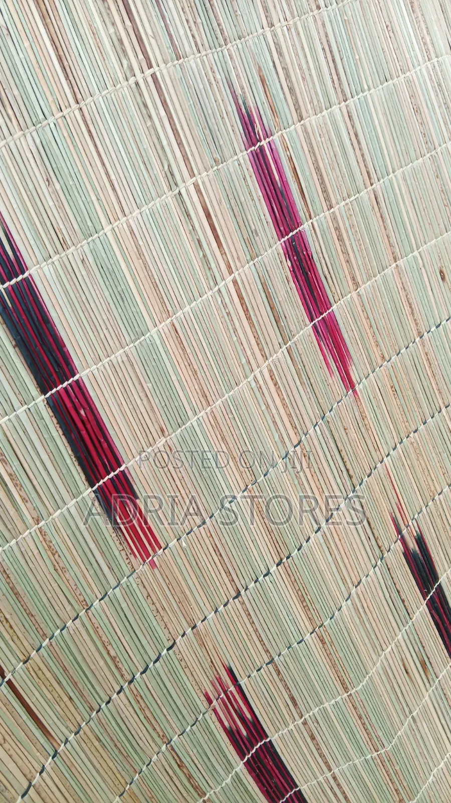 Traditional Handwoven Mats With Dyes