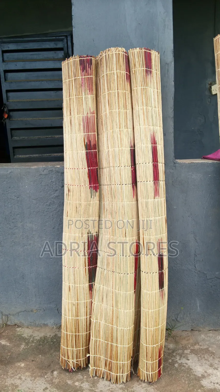 Traditional Handwoven Mats With Dyes