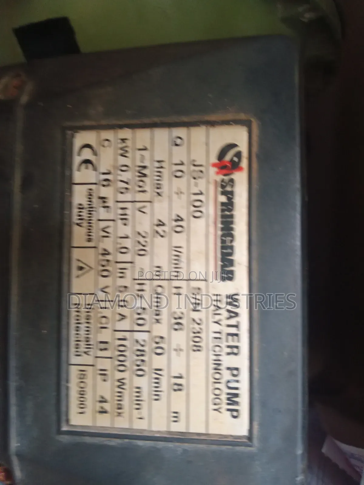 Water Pumping Machine