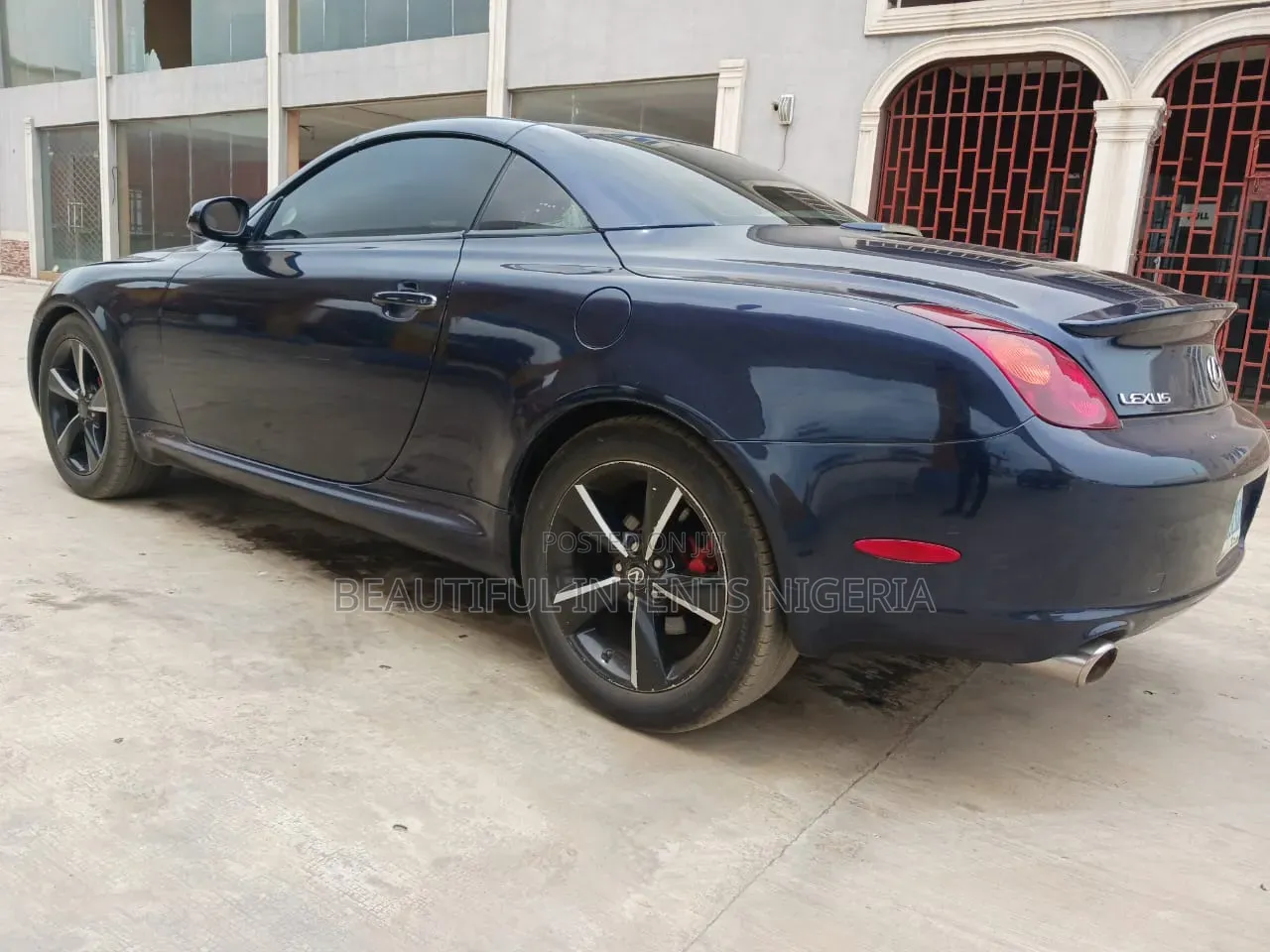 Lexus SC Cabriolet 2003 Black