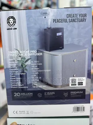 Green Lion Smart Scent Pro Fragrance Diffuser - Black