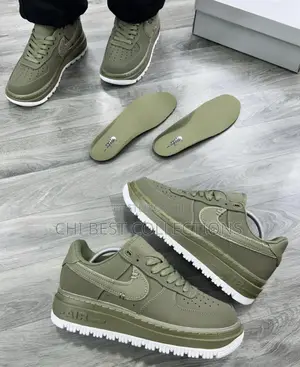  *New Nike Air Force 1 Luxe ‘Olive Green’ ” Snks”*  