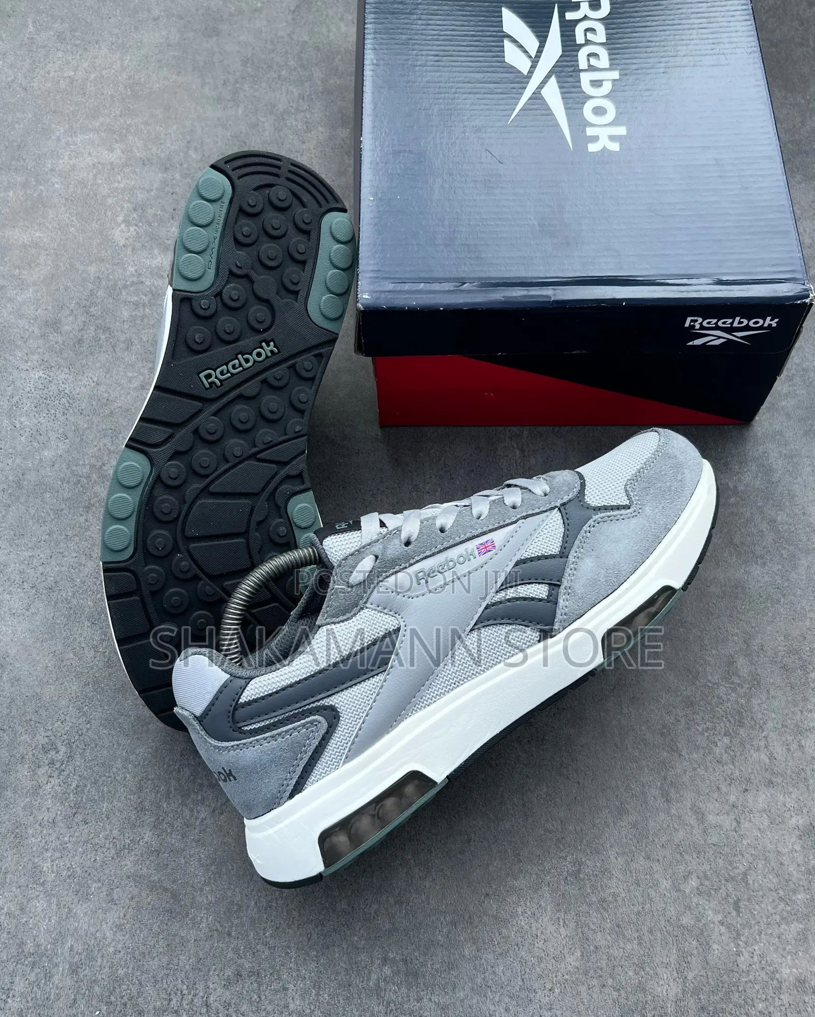 Original Reebok SNKS Cool Grey
