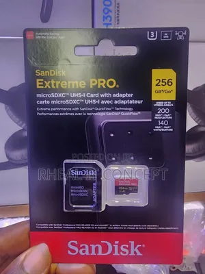 Sandisk Extreme Pro Memory Card 256gb
