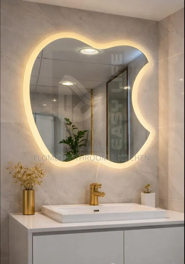 Luxury Apple-Shape Led Smart Mirror – Premium Quality.