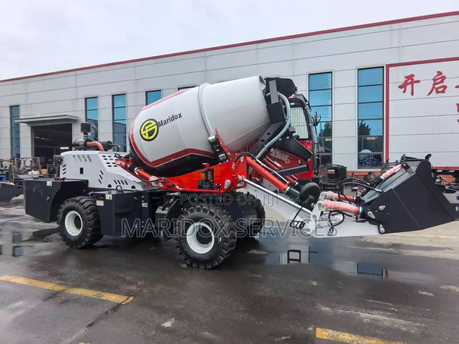 6.0 Cubic Mobile Concrete Mixer