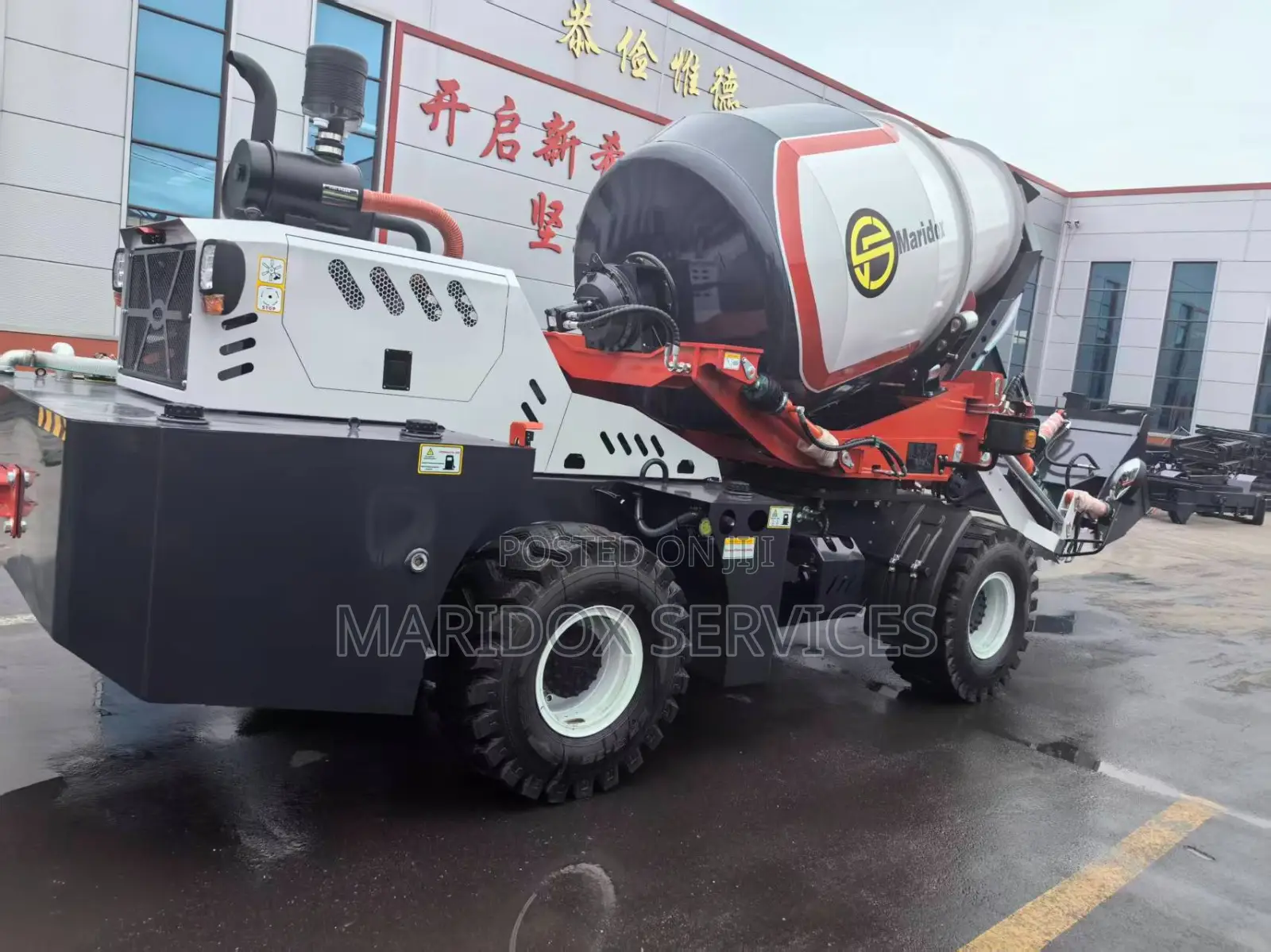 6.0 Cubic Mobile Concrete Mixer