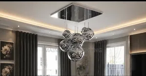 Glass Pendant Chandelier Light