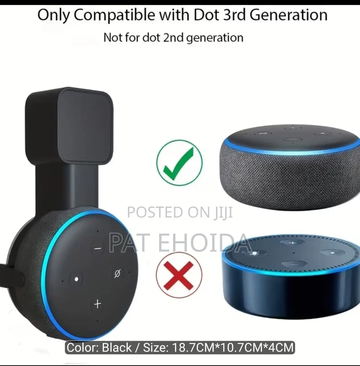 Echo Dot 3rd Generation Plug Mount