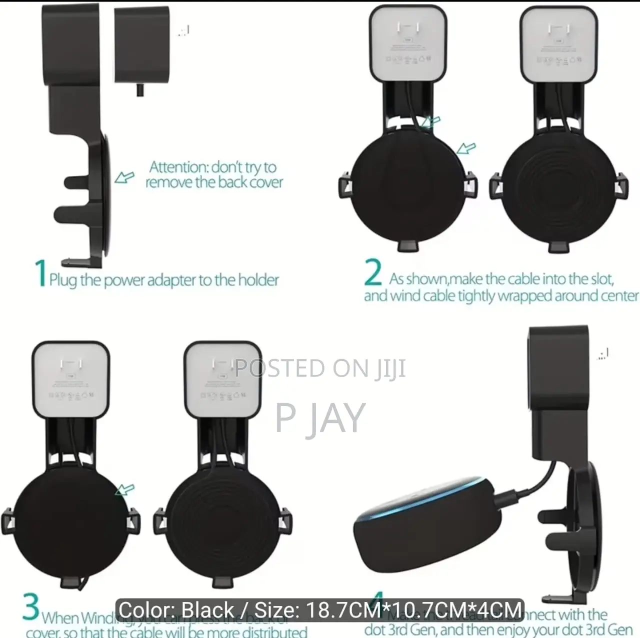 Echo Dot 3rd Generation Plug Mount