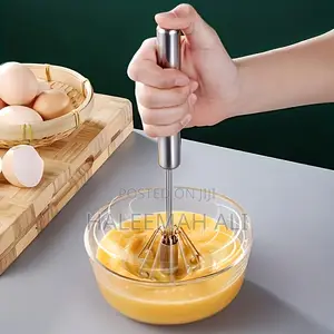 Large Stainless Steel Whisk Hand Mixer