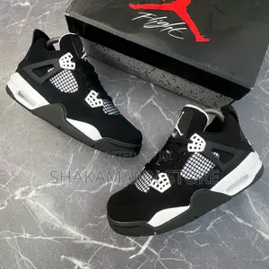 Original Air Jordan 4 White Thunder