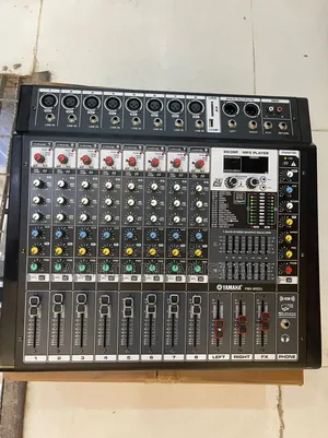 8 Channels Powered Mixer With Double Fan