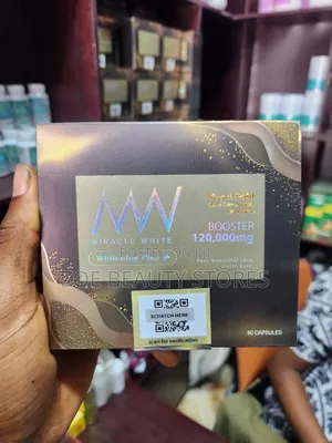 Miracle White Whitening Plus+ Glutathione Booster Capsules 120,000mg