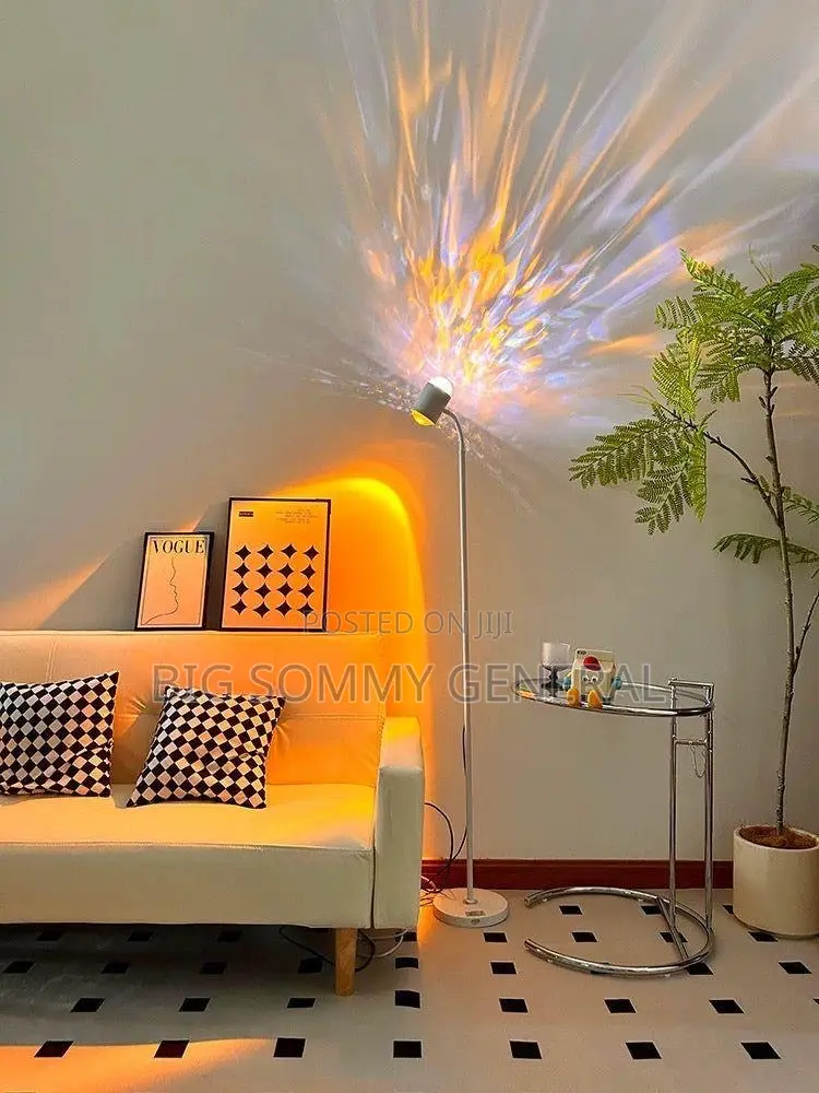 16 Colors Water Ripple Lamp Button Control 360°