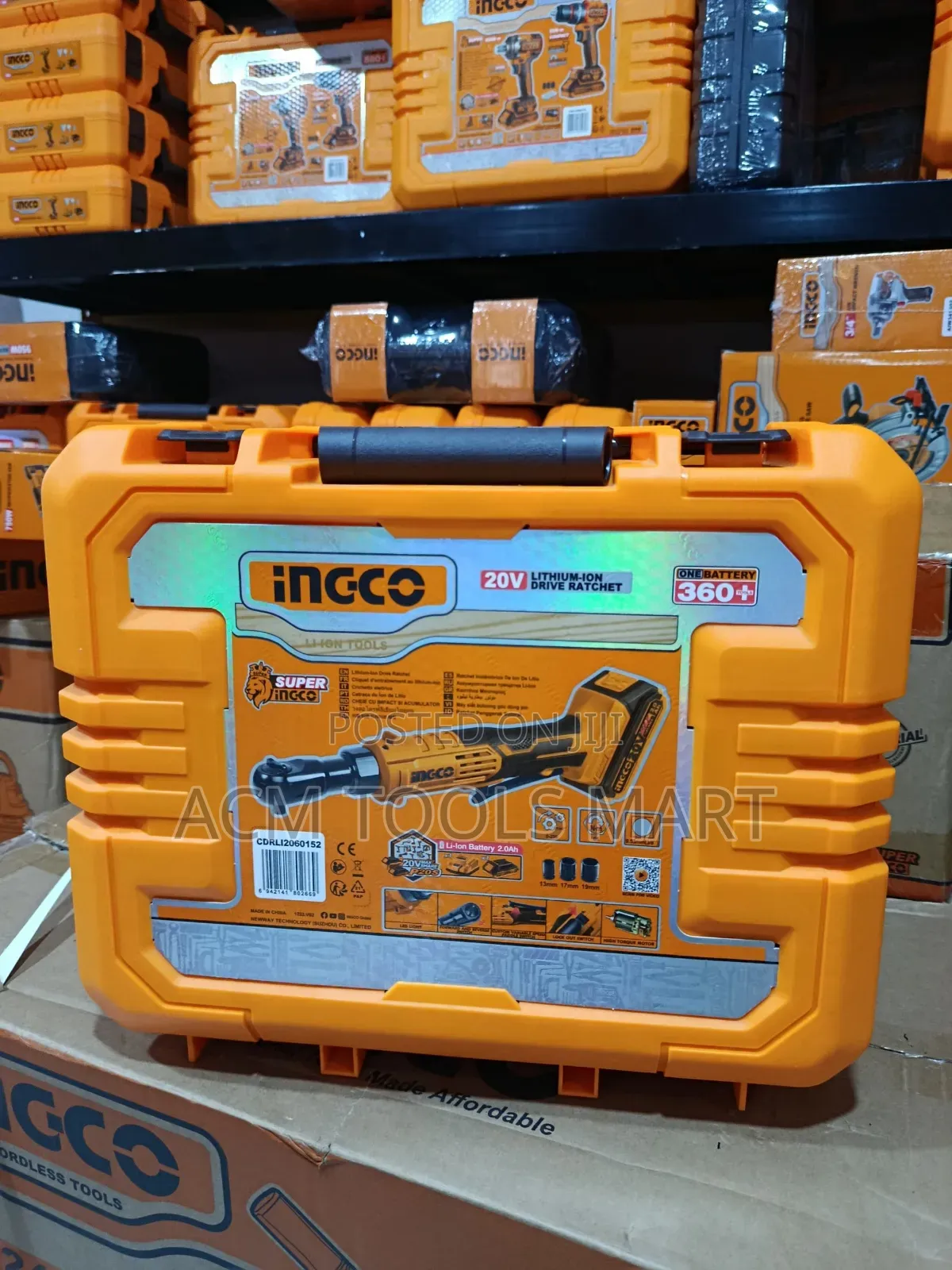 Ingco Cordless Drive Ratchet 3/8" (Cdrli)