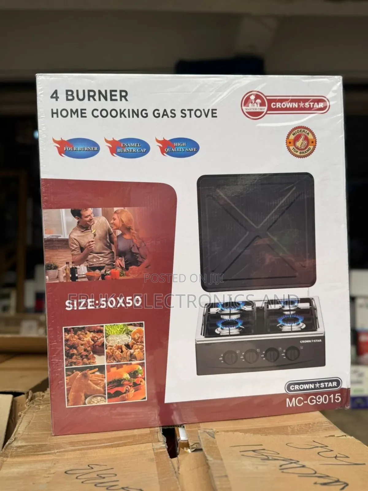 Crownstar 4 Burner Home Cooker Gas Stove Is Available Now
