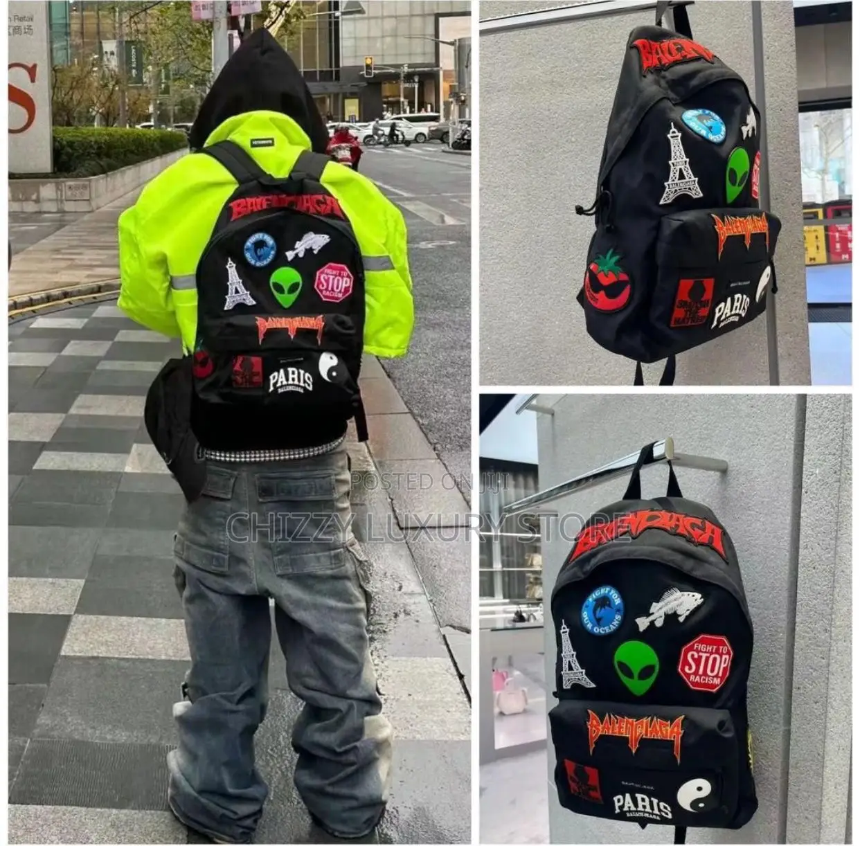High Quality Luxury Men Backpack