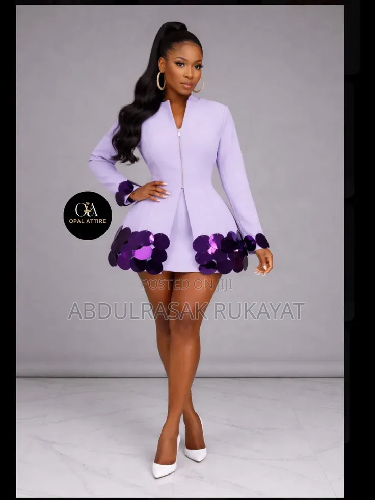 Structured Tweed Jacket and Skirt