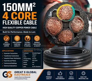 150mm2 4 Core Flexible Copper Cable