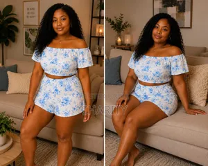 *Off Shoulder Lounge Wear* *Sizes;L-4xl*