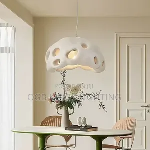Nordic Designer Restaurant Pendant Lamp Creamy Style Living Room Lamp