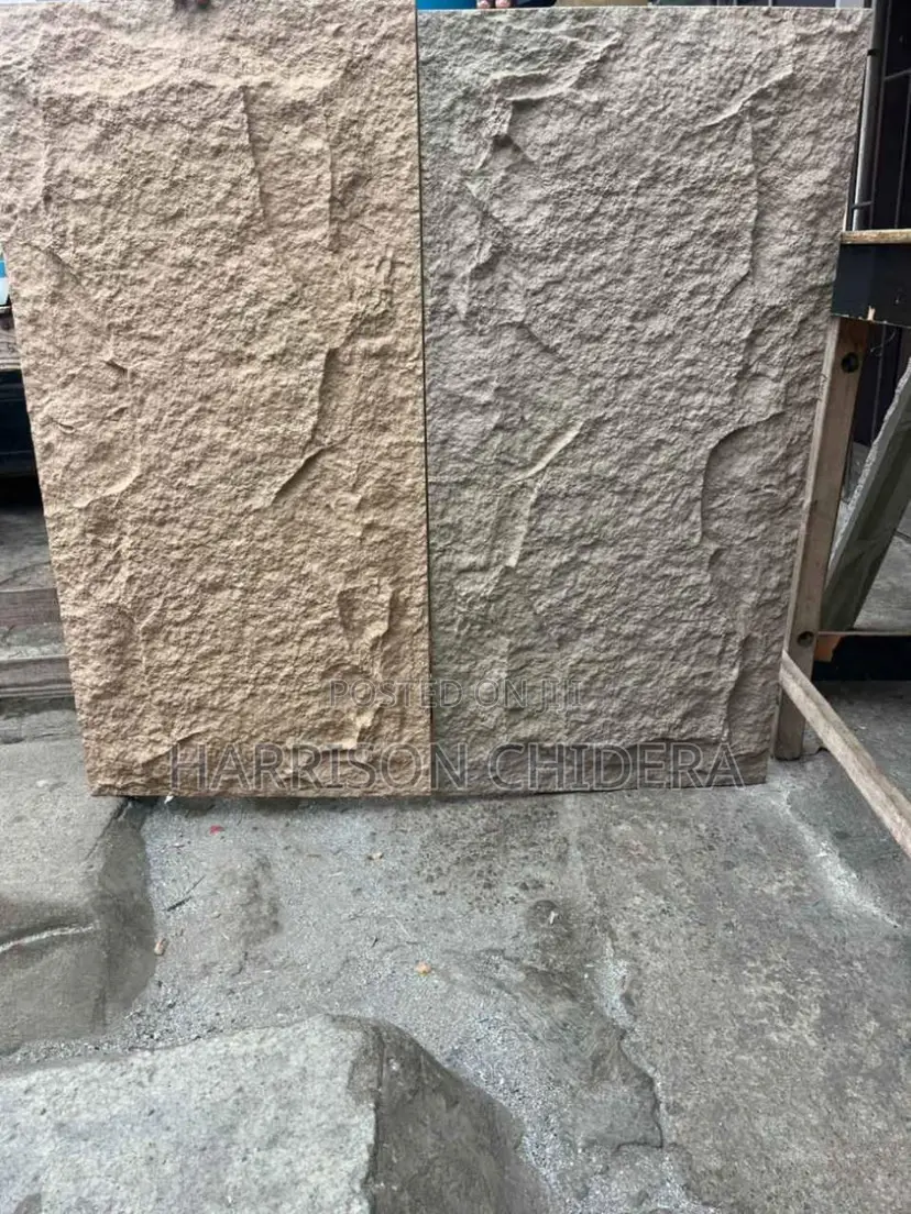 60mm 2ft by 4ft Pu Stone