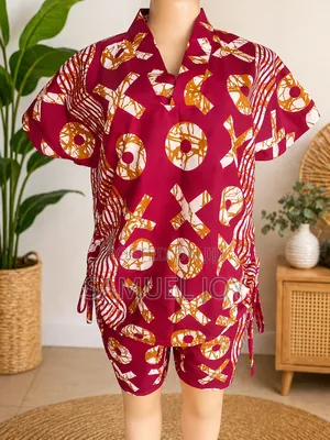 2 Pieces Ankara and Vintage Materials