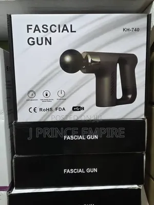 Rechargeable Professional Fascial Gun : Muscle Massage Gun Deep Tissue