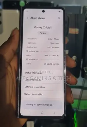 Samsung Galaxy Fold 512 GB Silver