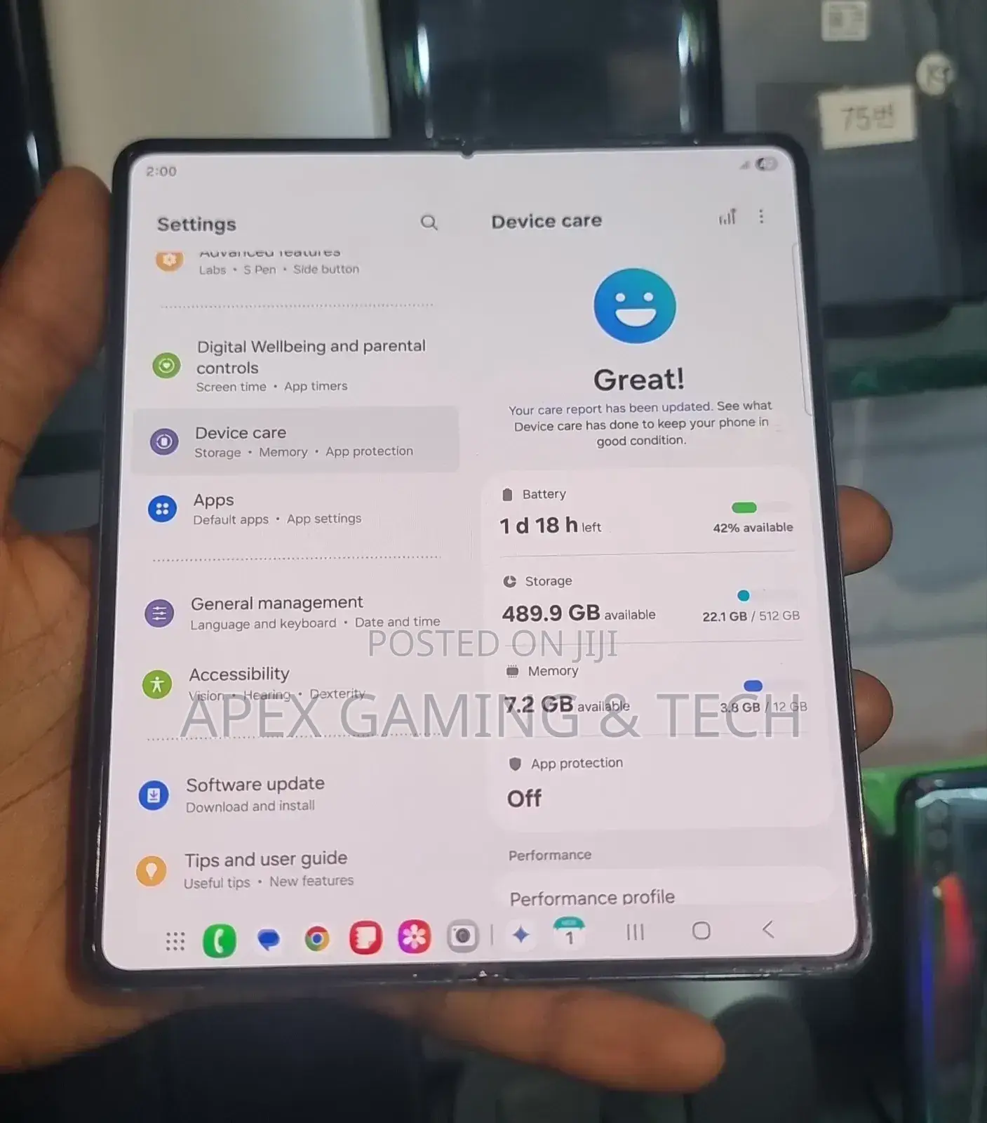 Samsung Galaxy Fold 512 GB Silver