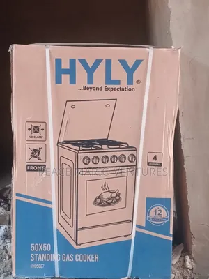 Hyly Original Standing 4burner Gas Cooker With Actively Working Oven.