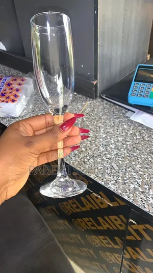 Glassware 6 PCS Slim Stemmed Champage Glasses