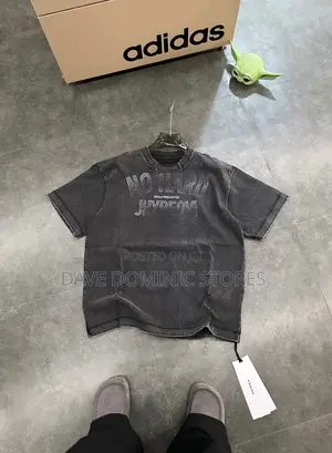 New Trendy Stock Stone-Wash 350grams Thick T-Shirts