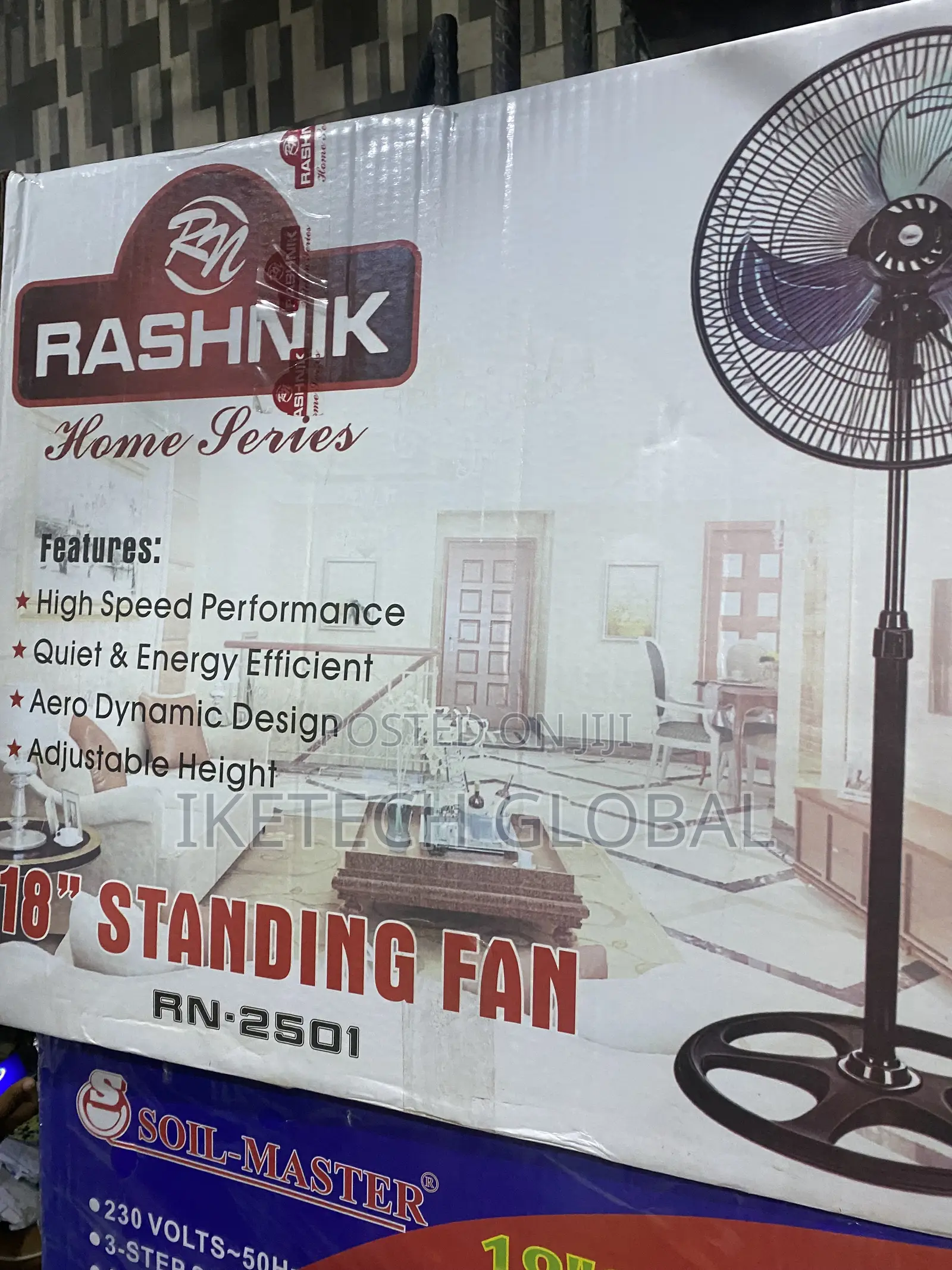 55w 18” Rashnik Standing Fan