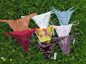 Assorted G-String Pack – 12-PCS Luxury Lace Underwear Set
