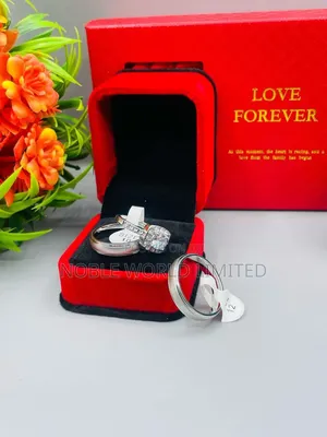 Silver Wedding Steel Rings Fr 6