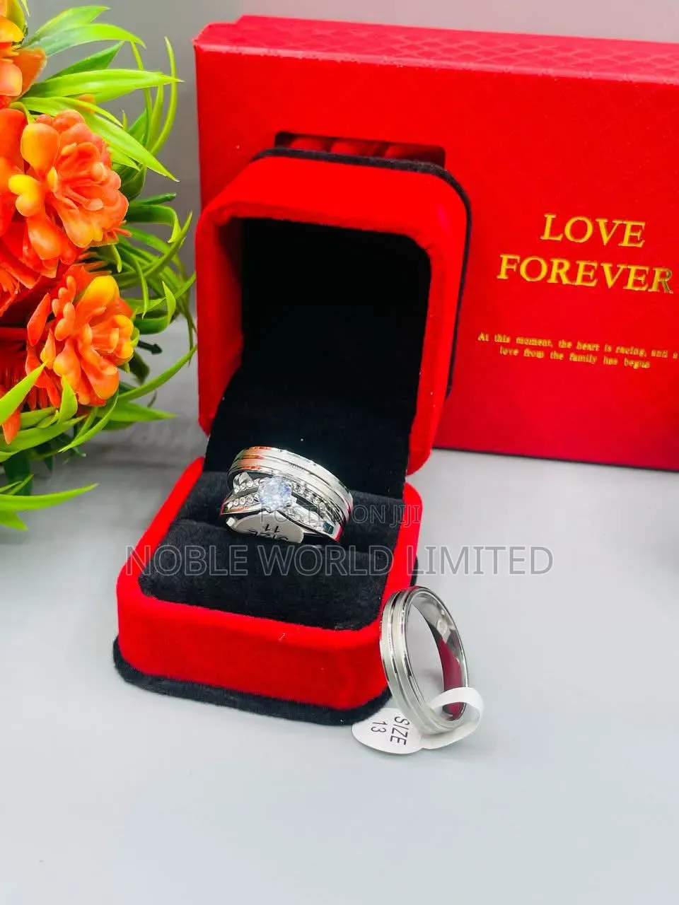 Silver Wedding Steel Rings Fr 6