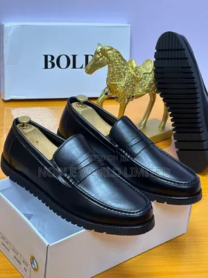 Men's Bold Black/Brown Corporate Shoes Oso 7h