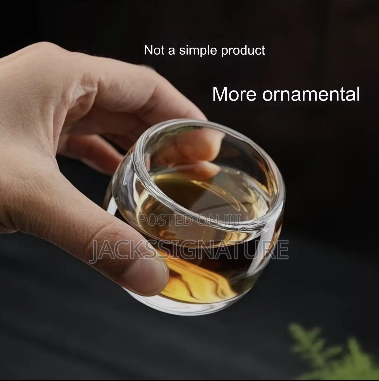 6pcs Rolling Crystal Whiskey Glass