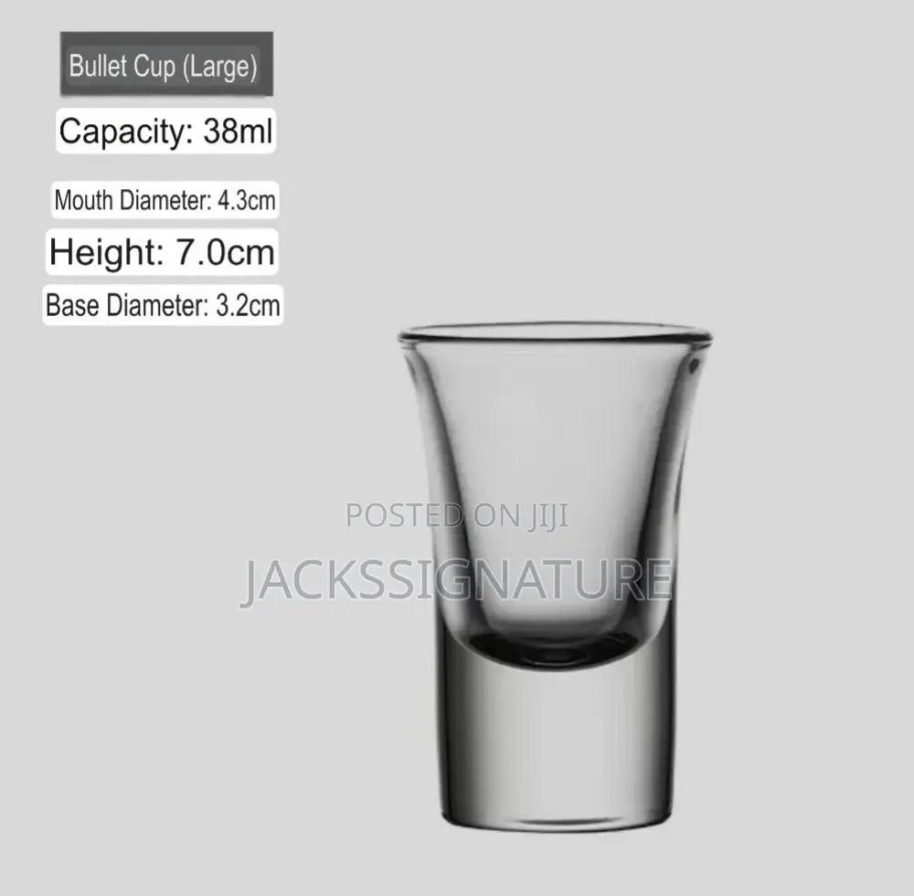 Tequila Cup 38ml + 6hole Acrylic Bullet Holder