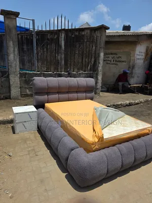Ash Bubble Bedframe and Bedside