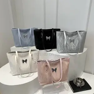 New Leather Suede Tote Bag