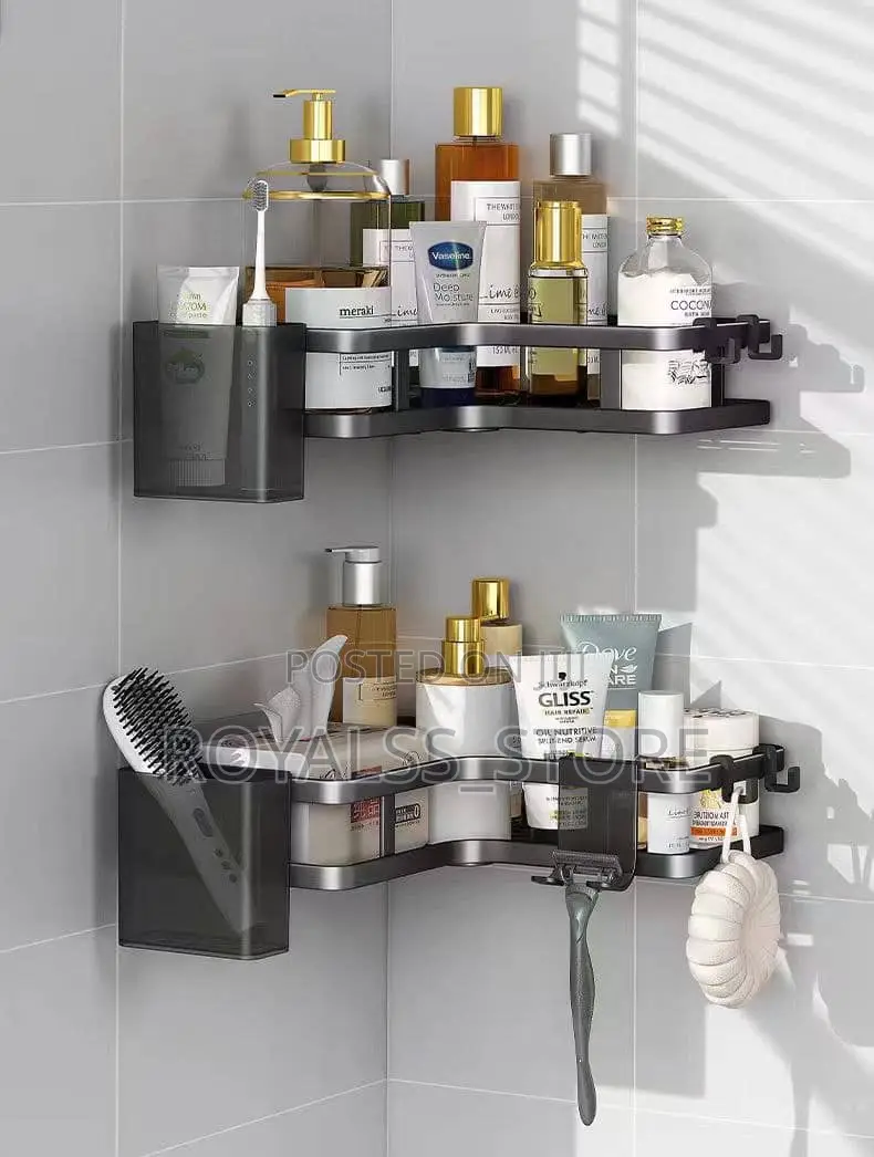 2in1 Corner Shower Caddy Bathroom Organizer/Rack